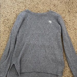 Abercrombie kids grey sweater